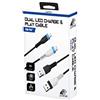 Panthek Dual Led Charge & Play Cable (Soft Cable) - With Led At Joypad Side Ps5