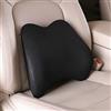 Livtribe Cuscino lombare per sedile auto, cuscino di supporto in memory foam per la parte bassa della schiena, ideale per sedili auto, sedia da ufficio, sedia a rotelle (nero)