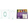 EDIPRO E3529 100 schede per dentisti verde (colore verde) f.to 17x24 & EDIPRO E5853A Blocco prescrizione medica dispositivi medici 50x2 autoricalcante f.to 22x29,7