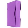 Arpan - Portalistini da 150 buste, 300 facciate, formato A4, venduto all'unità, colore: nero, blu, viola 31 x 24 x 6 cm viola