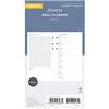 Filofax - Refill meal planner, formato Personal, Bianco