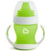 Munchkin Gentle Transition Tazza, Tazze per bambini con manici e coperchi, Senza BPA, Non perde, A prova di perdite, Silicone, 4+ Mesi, 4oz/118ml, Verde