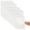Vicloon Note Adesive Trasparenti, 450Pcs Foglietti Adesivi Impermeabili Per Ufficio, Blocchetti di Memo Autoadesivi, Promemoria di Messaggio Adesivo Per Studenti (75 x 50 mm, 75 x 75 mm e 95 x 70 mm)