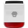 Chuango SPS-260 Sirena solare wireless - Allarme antifurto con luce stroboscopica lampeggiante rossa - Sistema di sicurezza ad alte prestazioni - Volume 110 dB - Compatibile con accessori