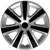 AUTO-STYLE AutoStyle Set di 4 Copricerchi VR 14 pollici Argento/Nero