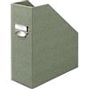 Rössler Papier 1318452671 - S.O.H.O. Cartella per riviste DIN A4, con maniglia ed etichetta inseribile, 11,5 x 26 x 31,5 cm, Special Line Sage, 1 pezzo