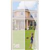 WEIZON Tenda Zanzariera Magnetica per Porta 125 x 220 cm Zanzariera Magnetica Porta Finestra,Tende per Porte Francesi di Maglia,Nastro Magico Adesivo,Totalmente Magnetica,Adatto per Porte Fino a - Bianca
