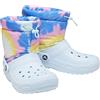 Crocs Unisex Adulto Classic Lined Neo Puff Tie Dye Boot Stivale, Mineral Blue, 43/44 EU