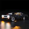 GEAMENT Set di Luci LED per Dom's Dodge Charger Modello da Costruire - Kit di illuminazione Compatibile Con LEGO Technic Fast & Furious 42111 (Modello di mattoncini non incluso)