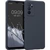 kwmobile Custodia Compatibile con Oppo A16 / A16s / A54s Cover - Back Case per Smartphone in Silicone TPU - Protezione Gommata - nero matt