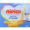 Nipiol Biscottini 6 Cereali 3x360g by Nipiol