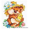 Magic Needle 17-19 - Schema punto croce contato, motivo caramelle, cotone, multicolore, 11 x 13 cm