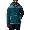 Columbia Challenger Insulated Pullover, Giacca Anorak Invernale Uomo, Night Wave/Metal, Taglia XL