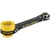 KLEIN TOOLS KT155T - Chiave a cricchetto 6 in 1 con bullone passante e presa gialla brillante