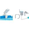 Intex 28089 Irroratore Multi Color Per Frame E Ultra Frame Rotonde E Rettangolari & Skimmer Di Superficie Per Montaggio A Parete, 20.96 x 24.13 x 33.02 Cm