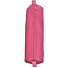 ALASSIO 43144 - Astuccio portapenne in vera pelle, astuccio rosa, ca. 21 x 6 cm, astuccio rotondo, astuccio per penne e penne, con chiusura lampo