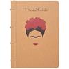 Grupo Erik Taccuino A5 Frida Kahlo - Quaderno Appunti Bullet Journal Puntinato con Rilegatura Giapponese, Tasca Interna e Copertina Rigida, 180 Pagine | Cancelleria: Diario Personale