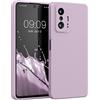 kwmobile Custodia Compatibile con Xiaomi 11T / 11T Pro Cover - Back Case per Smartphone in Silicone TPU - Protezione Gommata - malva pastello