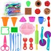 Kilpkonn Utensili per Plastilina, 42 Pezzi di Accessori per la Pasta da Gioco, Stampi, Forbici, Mattarello con Borsa, Set di Pasta da Gioco per Bambini e Bambine