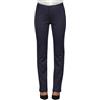 ISACCO PANTALONE TRENDY JERSEY MILANO BLU 96% POLIESTERE 4% SPANDEX - ISACCO 024292