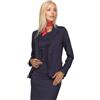 ISACCO GIACCA MARYLAND JERSEY MILANO BLU 96% POLIESTERE 4% SPANDEX - ISACCO 027892