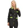 ISACCO Casacca marbella nero + mela 65% poliestere 35% cotone - ISACCO 031526