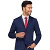 ISACCO GIACCA SPRINGFIELD JERSEY MILANO BLU 96% POLIESTERE 4% SPANDEX - ISACCO 053392