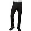 ISACCO PANTALONE YALE SLIM SUPER STRETCH NERO 96% POLIESTERE 4% SPANDEX - ISACCO 064511
