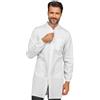 ISACCO CAMICE DOVER CON ZIP BIANCO 65% POLIESTERE 35% COTONE - ISACCO 060520