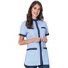 SIGGI Casacca manica corta Eleonora Azzurro rifiniture Blu SIGGI