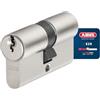 ABUS Cilindro Profilato E20NP Triples Set 3 Pezzi Chiave Uguale con 5 Chiavi Serratura Porta Ingresso 59824