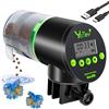 Ycozy Mangiatoia Automatica Acquario Distributore Automatico di Cibo Ricaricabile Mangiatoia per Pesci Programmabile Alimentatore di Pesce Adatto Per Acquario & Serbatoio | Navi-EVS