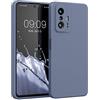 kwmobile Custodia Compatibile con Xiaomi 11T / 11T Pro Cover - Back Case per Smartphone in Silicone TPU - Protezione Gommata - grigio blu