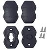 Salvimar, Clip Chiusura Mute Unisex Adulto, Nero,