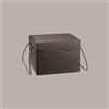LUCGEL 5 Pz Scatola per Confezione Regalo Porta Panettone Alto da 1 Kg in Cartoncino grafica Coffee con Cordini 210x210H210mm