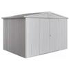 Biohort Casetta da giardino biohort europa 5 in acciaio zincato colore argento metallizzato 316x228x209 cm