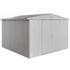Biohort Casetta da giardino biohort europa 7 in acciaio zincato colore argento metallizzato 316x300x209 cm