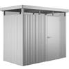 Biohort Casetta da giardino biohort highline h1 in acciaio zincato colore argento metallizzato con porta battente semplice 275x155x222 cm - cod. 83020