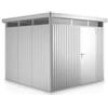 Biohort Casetta da giardino biohort highline h2 in acciaio zincato colore argento metallizzato con porta battente semplice 275x195x222 cm - cod. 83030