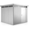 Biohort Casetta da giardino biohort highline h5 in acciaio zincato colore argento metallizzato con porta battente semplice 275x315x222 cm - cod. 83060