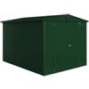 Biohort Casetta da giardino biohort europa 6 in acciaio zincato colore verde scuro 244x300x203 cm