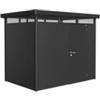 Biohort Casetta da giardino biohort highline h2 in acciaio zincato colore grigio scuro metallizzato con porta battente semplice 275x195x222 cm - cod. 84030