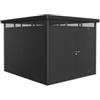 Biohort Casetta da giardino biohort highline h5 in acciaio zincato colore grigio scuro metallizzato con porta battente semplice 275x315x222 cm - cod. 84060