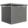 Biohort Casetta da giardino biohort highline h3 in acciaio zincato colore grigio quarzo metallizzato con porta battente semplice 275x235x222 cm - cod. 88040