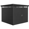 Biohort Casetta da giardino biohort highline h4 in acciaio zincato colore grigio scuro metallizzato con porta battente semplice 275x275x222 cm - cod. 84050