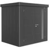 Biohort Casetta da giardino biohort neo 1b in acciaio zincato colore grigio scuro metallizzato con porta battente doppio 236x180x222 cm - cod. 85060