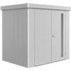 Biohort Casetta da giardino biohort neo 1b in acciaio zincato colore argento metallizzato con porta battente doppio 236x180x222 cm - cod. 81060