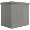 Biohort Casetta da giardino biohort neo 1b in acciaio zincato colore grigio quarzo metallizzato con porta battente semplice 236x180x222 cm - cod. 87029