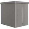 Biohort Casetta da giardino biohort neo 2a in acciaio zincato colore grigio quarzo metallizzato con porta battente semplice 180x236x222 cm - cod. 87006