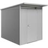 Biohort Casetta da giardino biohort avantgarde a2 in acciaio zincato colore argento metallizzato con porta battente semplice 180x260x218 cm